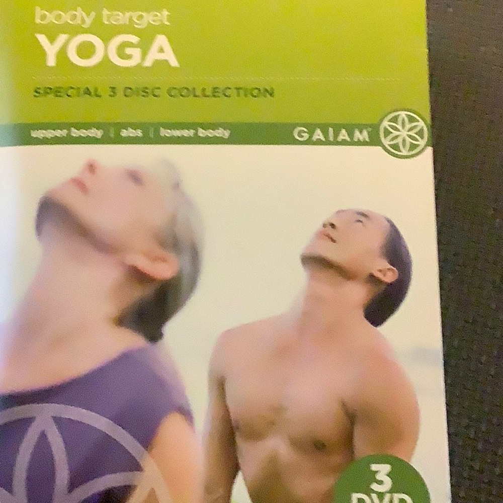 Gaiam Yoga Body Target 3 disc DVD